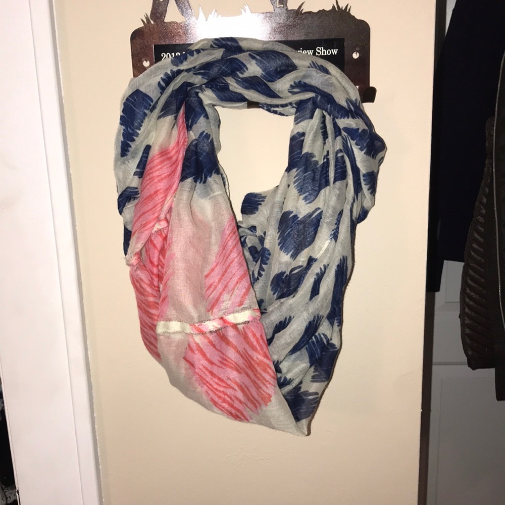 Arizona Pink  and Navy Infinity Scarf